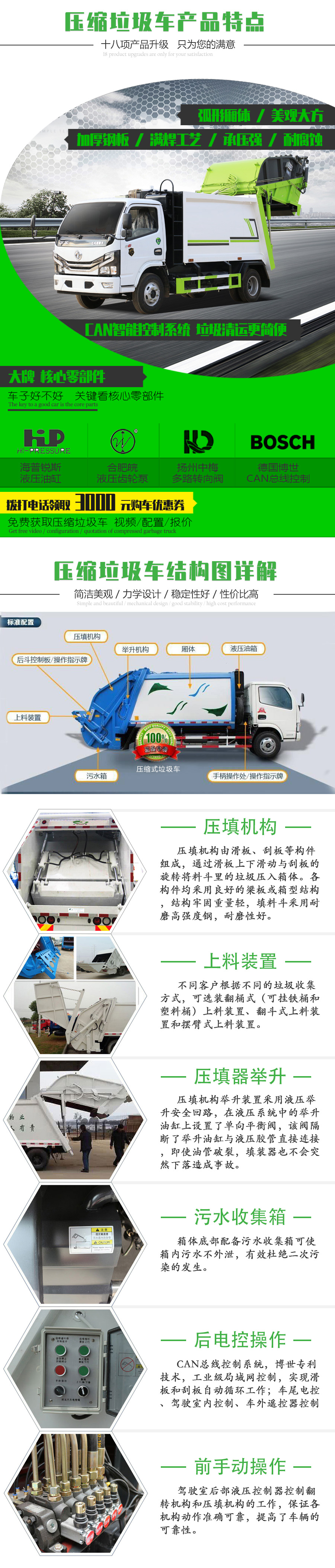 國六10立方東風(fēng)D9 壓縮垃圾車