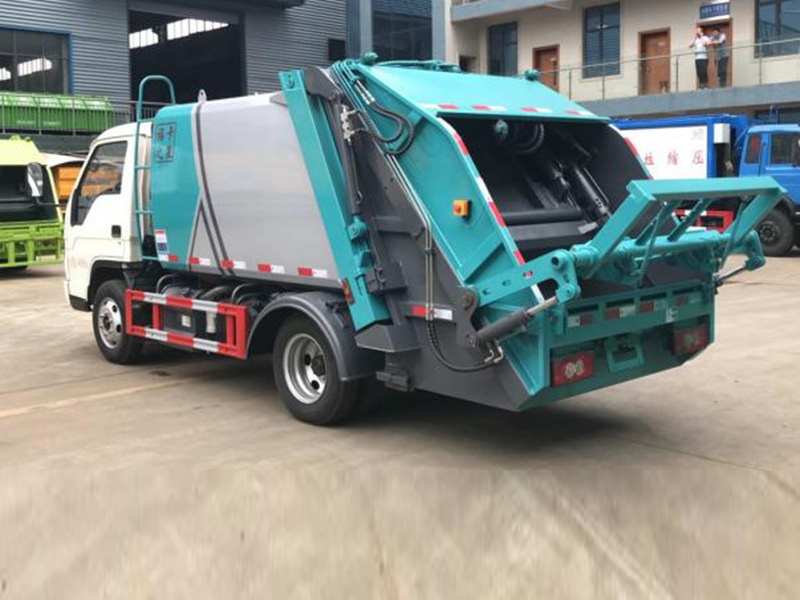 福田時代 5立方藍(lán)牌壓縮垃圾車